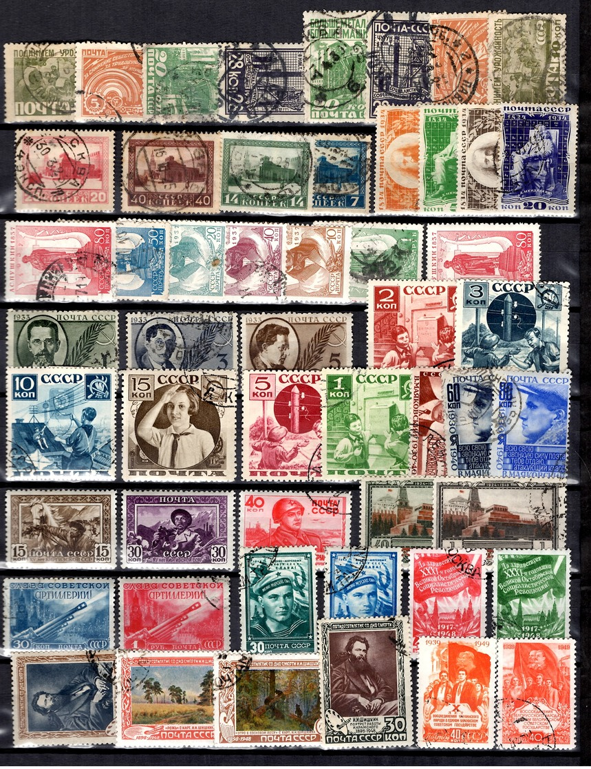 Russie Belle Collection D'anciens 1920/1956. Bonnes Valeurs Et Plusieurs Séries Complètes. B/TB. A Saisir! - Collections