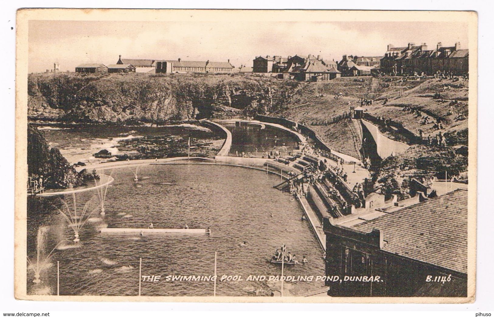 UK-2906   DUNBAR : The Swimming Pool And Baddling Pond - East Lothian