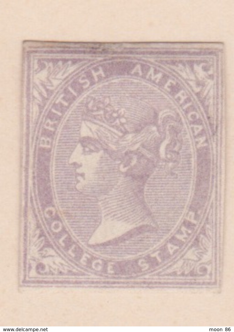 GB - REINE ELISABETH - BRITISH AMERICA - COLLÈGE STAMP - AVEC GOMME  SUR CHARNIERE - Neufs