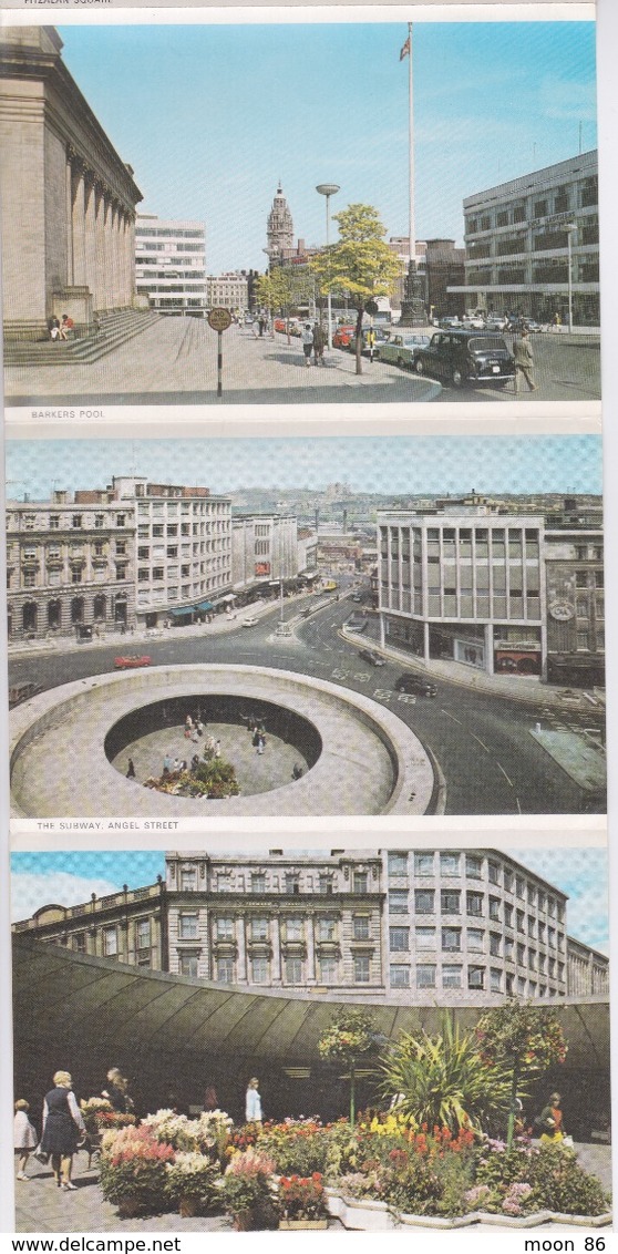 LETTRE CARTE AVEC 6 VUES - SHEFFIELD 1979 - Sheffield