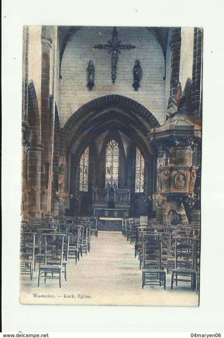 -  **WESTERLOO  ** --""Kerk-Eglise -binnenzicht."" - Westerlo