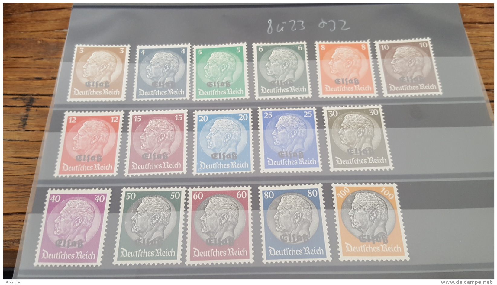 LOT 386747 TIMBRE DE FRANCE NEUF* N°8 A 23 VALEUR 32 EUROS - Collections