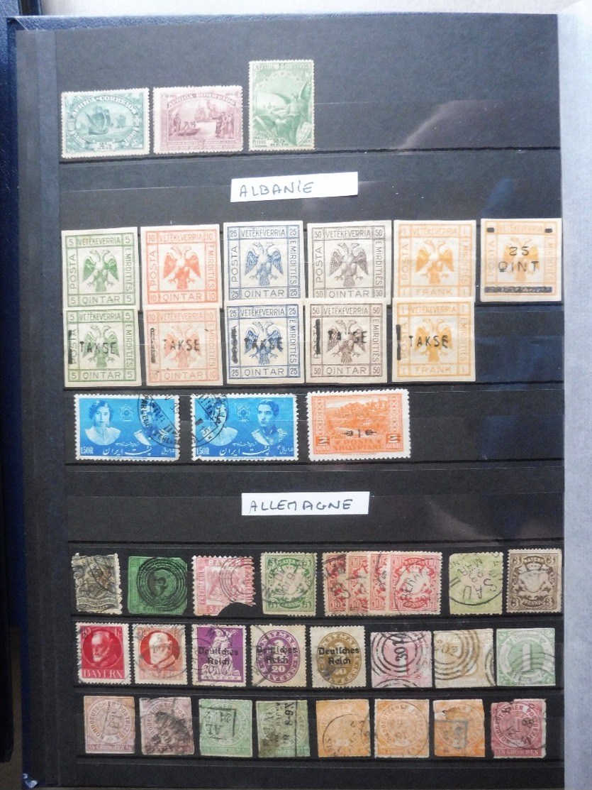 #  Vente FLASH Collection PRIX Départ 10 Euros !!!!  Collection De Timbres Du Monde Anciens 115 Photos FORTE VALEUR !!!! - Collections (en Albums)