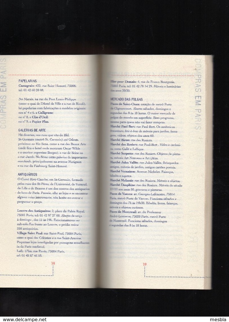 VARIG  BRASIL -  GUIA  COPA  FRANCA 98  -  Guide Touristique En Portuguais édité Par La Cie VARIG Pour La Coupe Du Monde - Vita Quotidiana