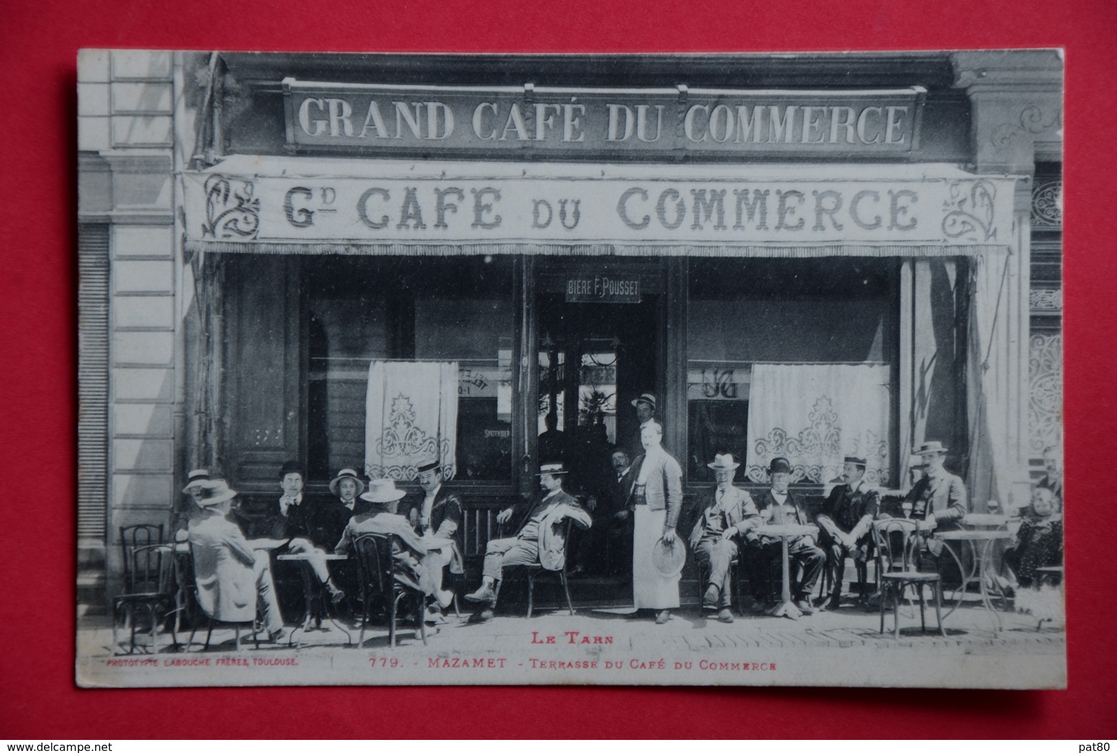 MAZAMET Terrasse Du Café Du Commerce édit LABOUCHE - Mazamet