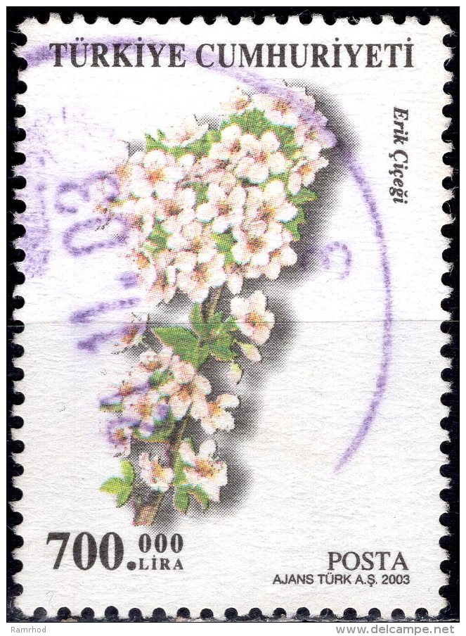 TURKEY 2003 Flowering Trees - 700000l - Wild Cherry FU - Oblitérés