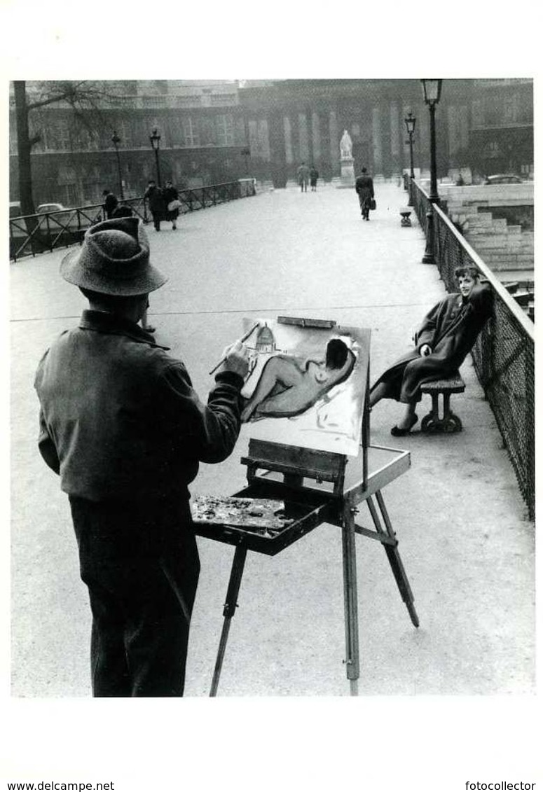 Paris : Le Peintre Du Pont Des Arts Par Doisneau (1953) - Doisneau