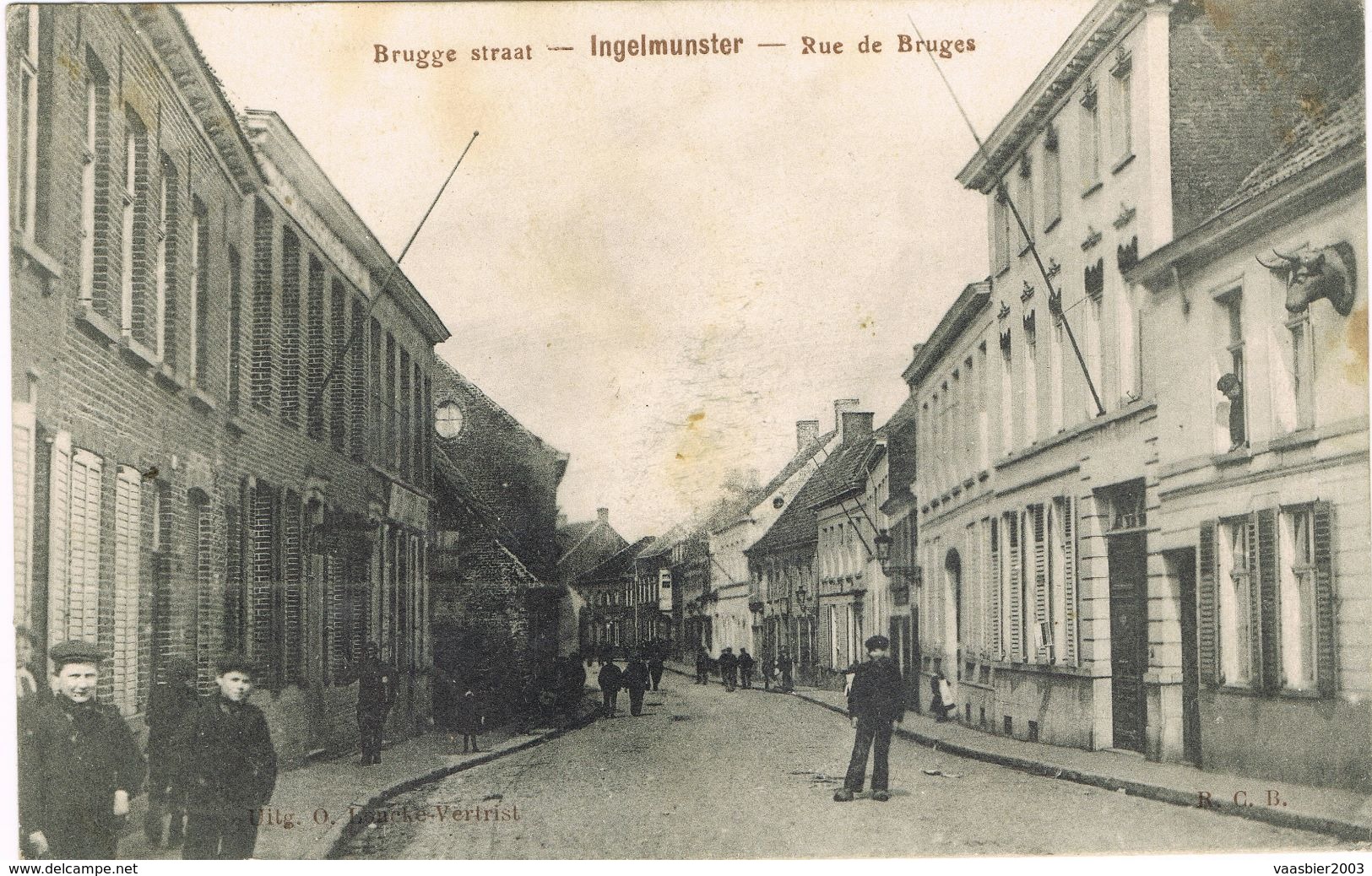 Ingelmunster - BRUGGESTRAAT -   RUE DE BRUGES 1915 (Feldpost) - Ingelmunster