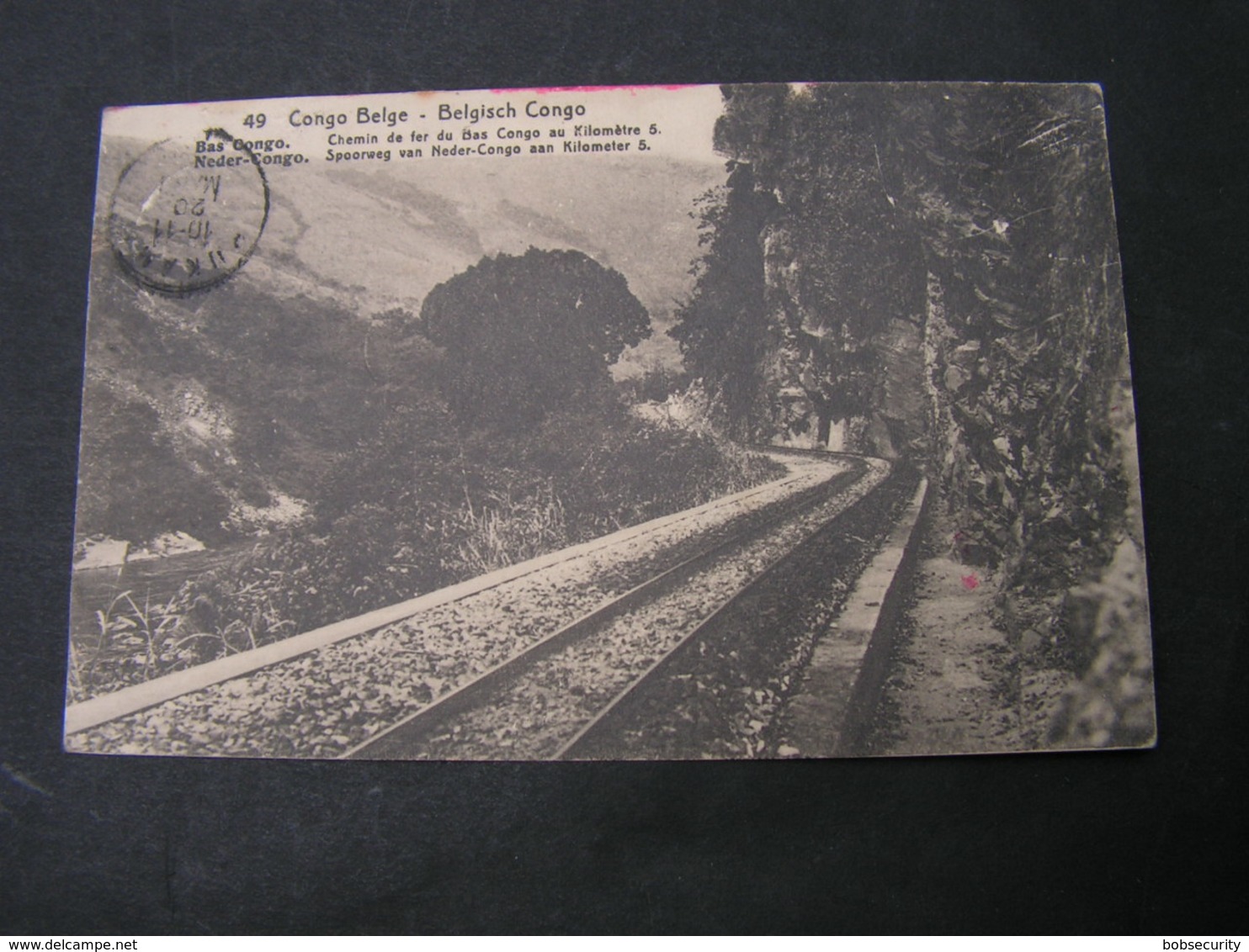 Conge Belge Bild Karte Eisenbahn 1920 - Ganzsachen