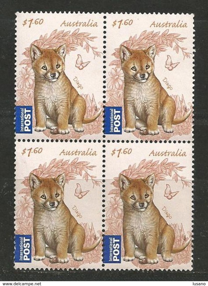 Australie - Bel Ensemble De Timbres Non Oblitérés Sur Fragments + Un Bloc De 4 "Dingo" - Neufs