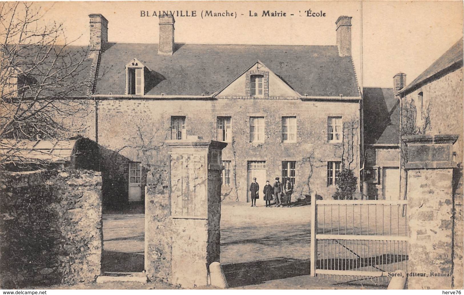 BLAINVILLE - La Mairie - Ecole - Blainville Sur Mer