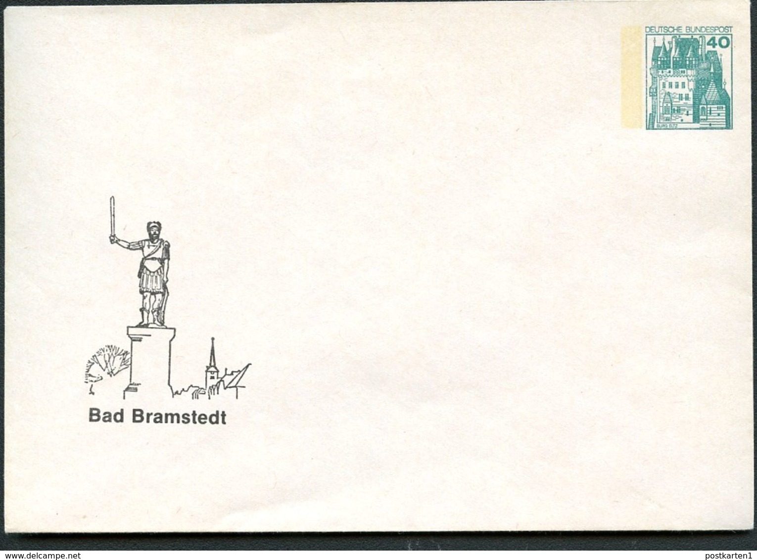 Bund PU110 B2/001a Privat-Umschlag ROLANDDENKMAL BAD BRAMSTEDT ** 1979  NGK5,00€ - Enveloppes Privées - Neuves