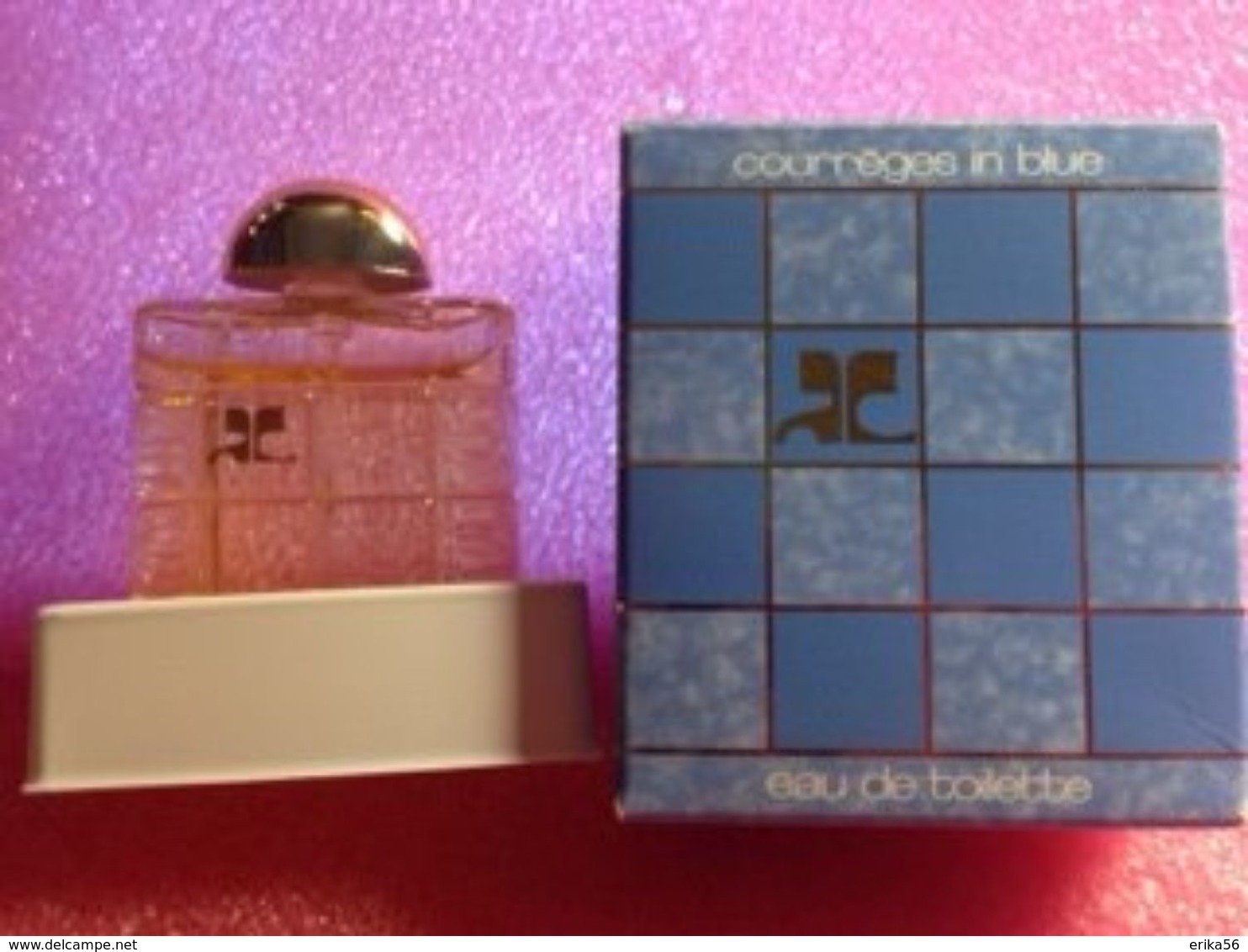 COURREGES IN BLUE  Eau De Toilette 5 Ml - Miniatures Femmes (avec Boite)