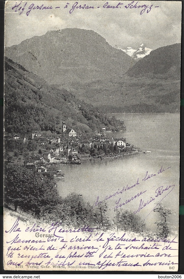 GERSAU Am Vierwaldstättersee 1904 - Gersau