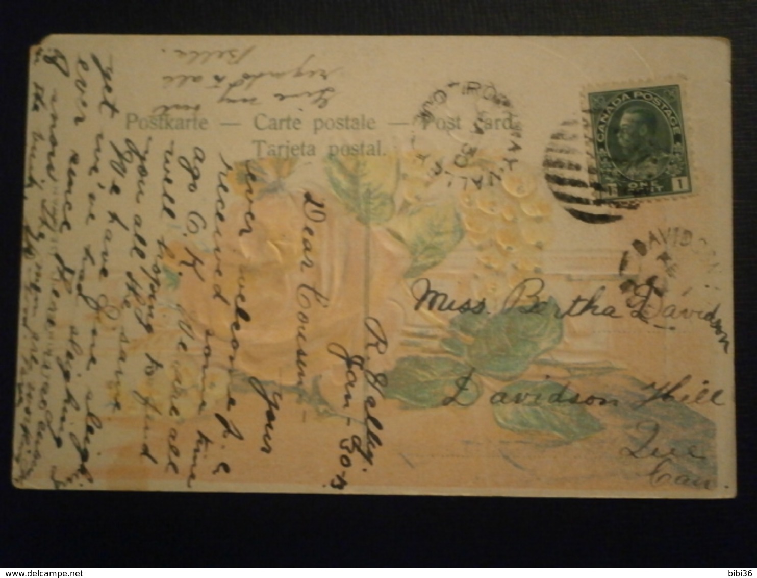 CANADA TIMBRE STAMP LETTRE ENVELOPPE CARTE COVER TARIF DESTINATION AFFRANCHISSEMENT - Briefe U. Dokumente