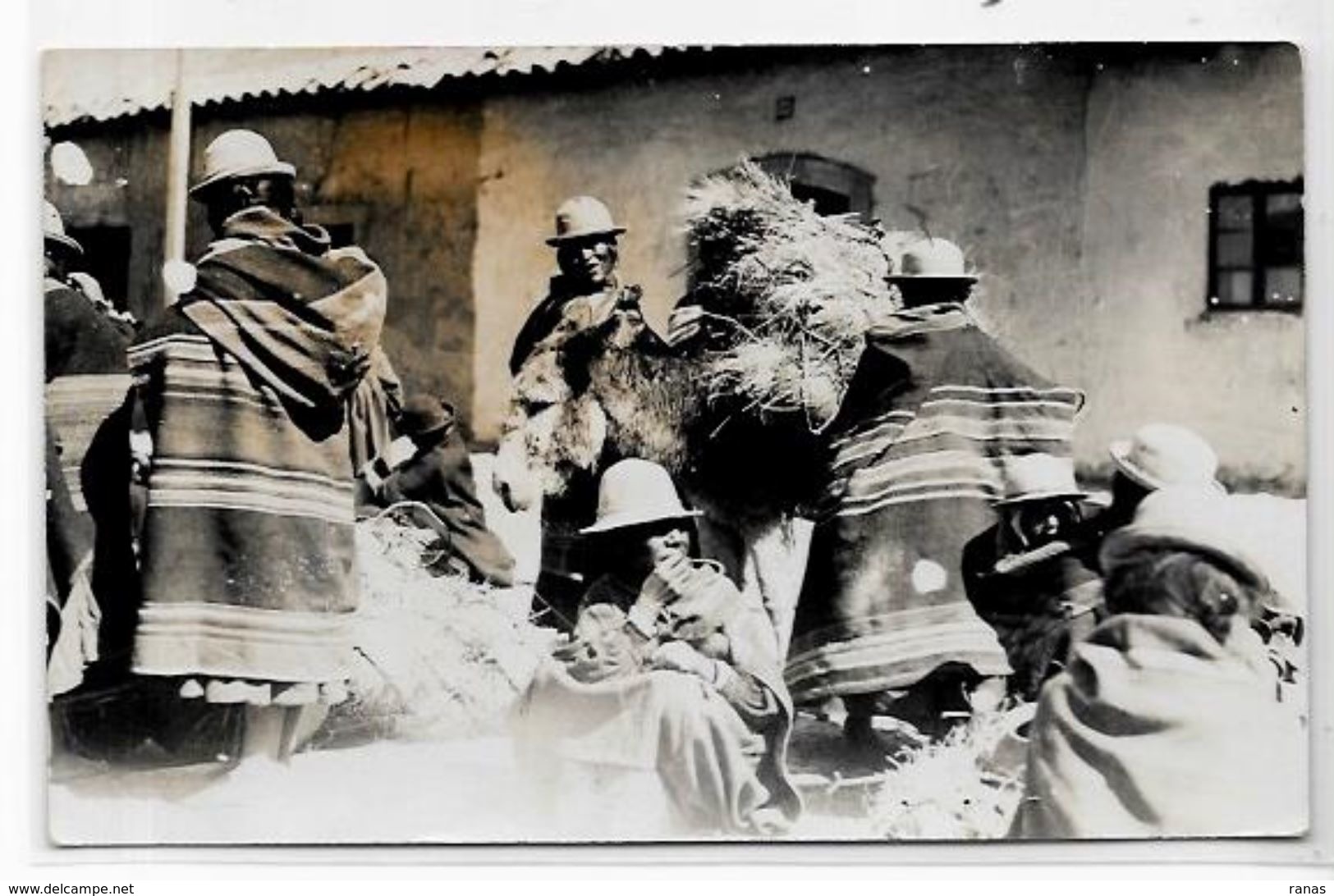CPA Pérou Péru Amérique Du Sud Indiens Carte Photo Type Ethnic Circulé - Perù