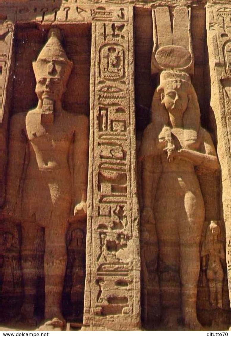 Abu Simbel - Small Rock Temple - Hathor Temple - Formato Grande Non Viaggiata – E 4 - Abu Simbel Temples