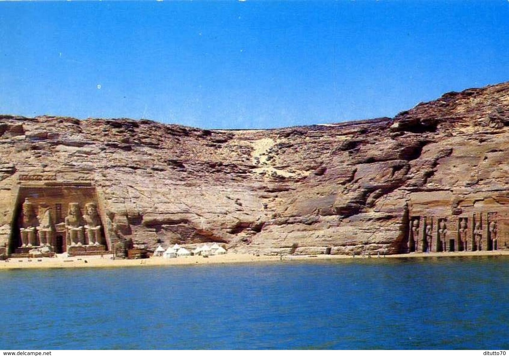 Abu Simbel - The Two Rock Temples - Formato Grande Non Viaggiata – E 4 - Abu Simbel Temples