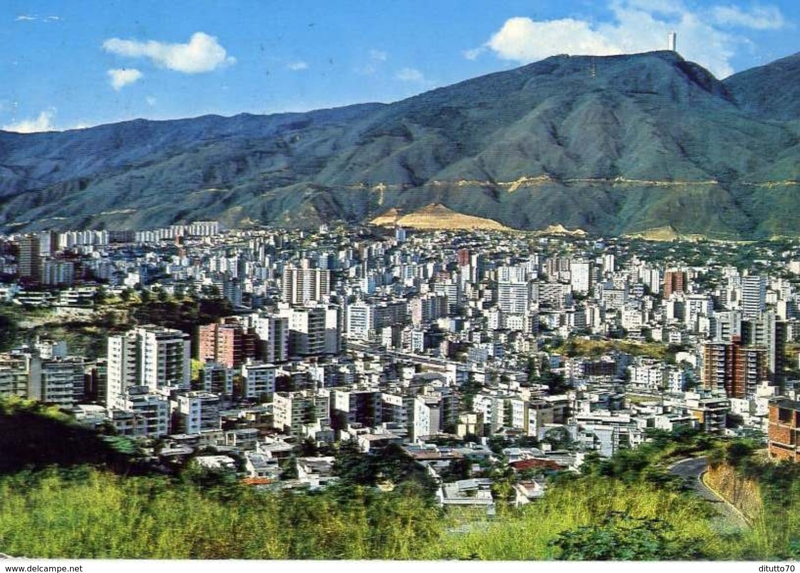 Vista Panoramica De Caracas - Venezuela - Formato Grande Viaggiata – E 4 - Venezuela