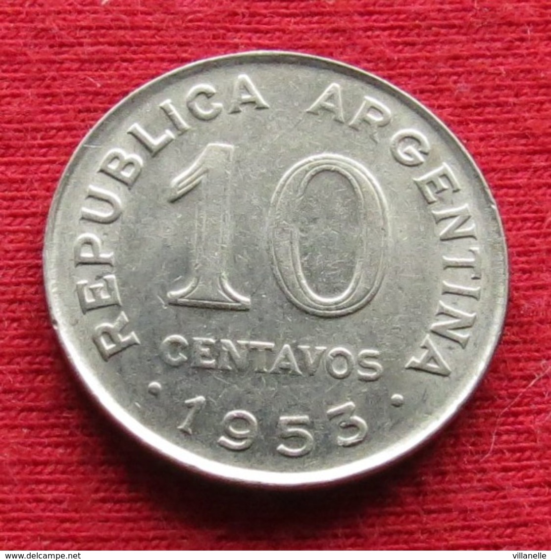 Argentina 10 Centavos 1953 KM# 47a  Argentine - Argentine