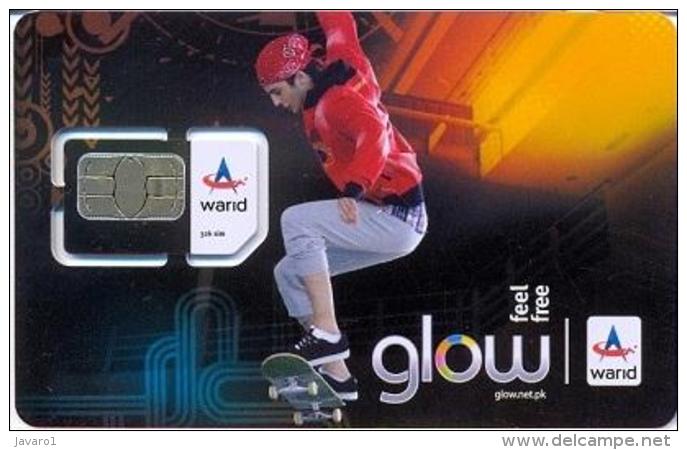 PAK-GSM : GWA10 Warid Glow Rollerskater (chip 1) USED - Pakistan