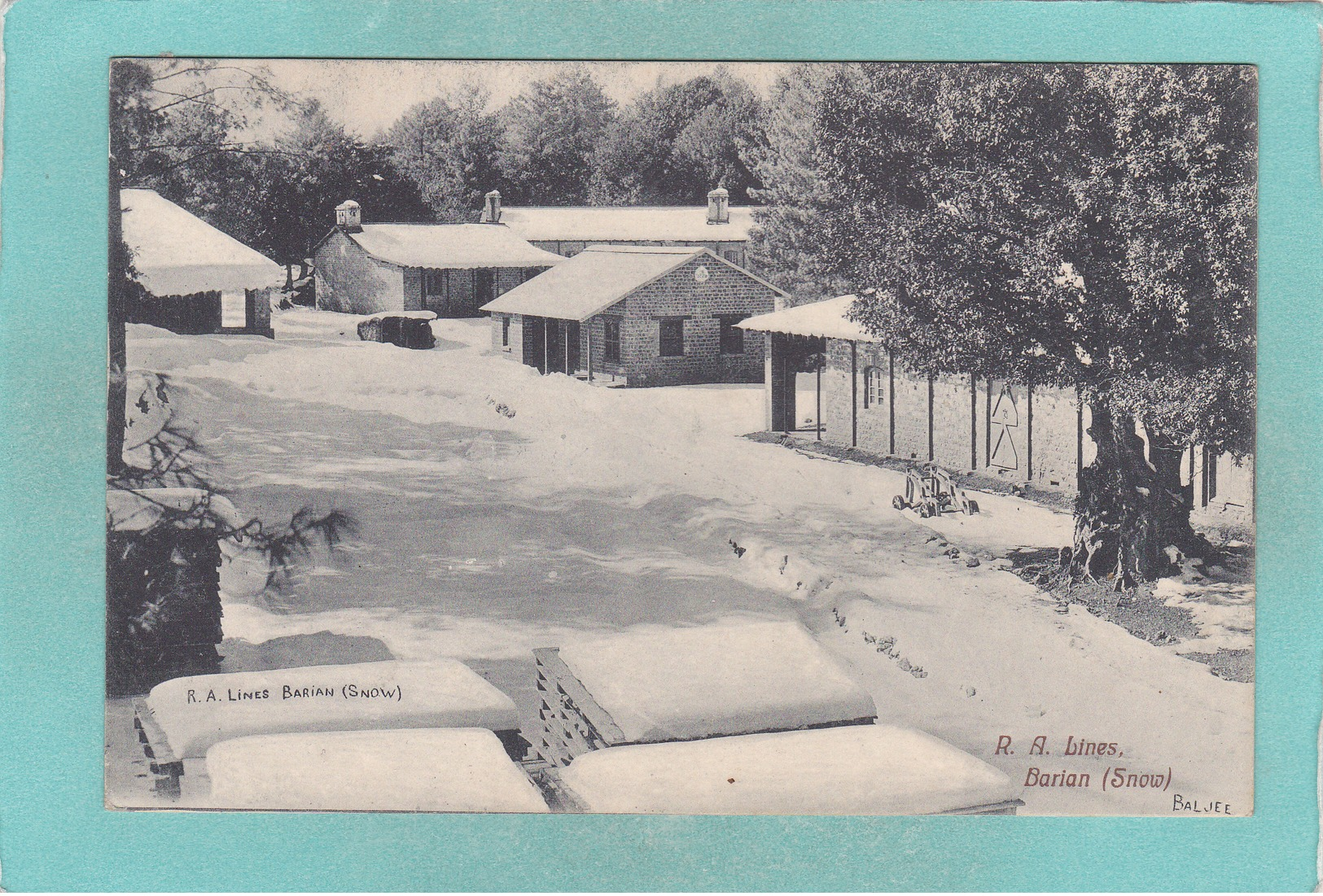 Small Postcard Of R.A. Lines,Barian, Pakistan,Q90. - Pakistan