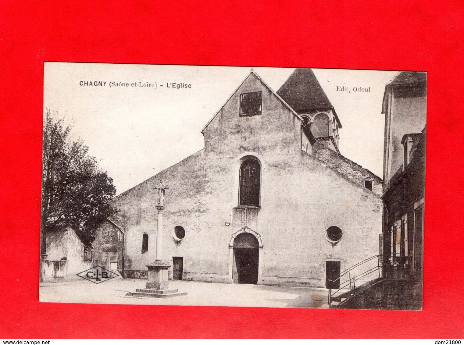 71 - Chagny : L'église, Cpa écrite - Chagny