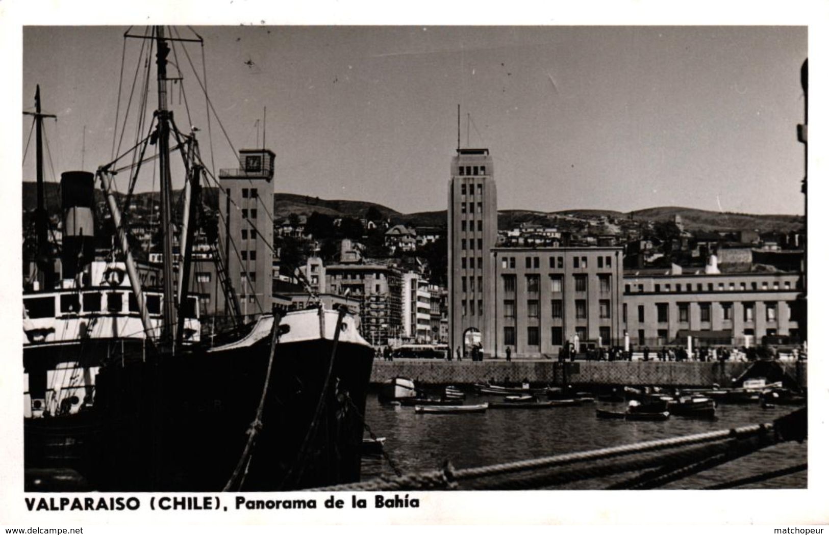 CHILI - VALPARAISO PANORAMA DE LA BAHIA - Chile