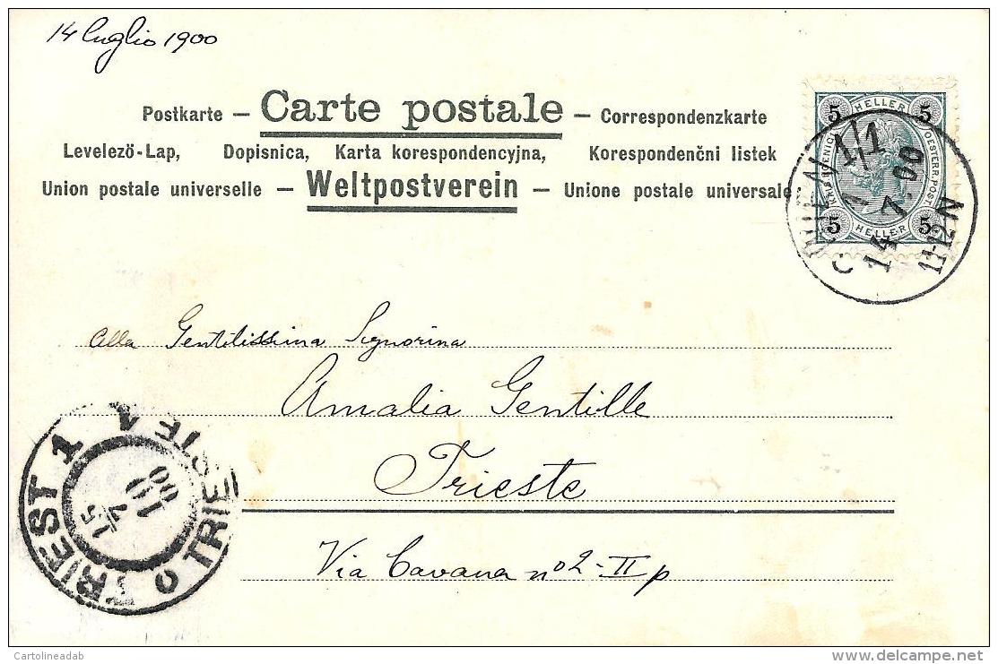 [DC11555] CPA - DONNA - PERFETTA - Viaggiata 1900 - Old Postcard - Ohne Zuordnung