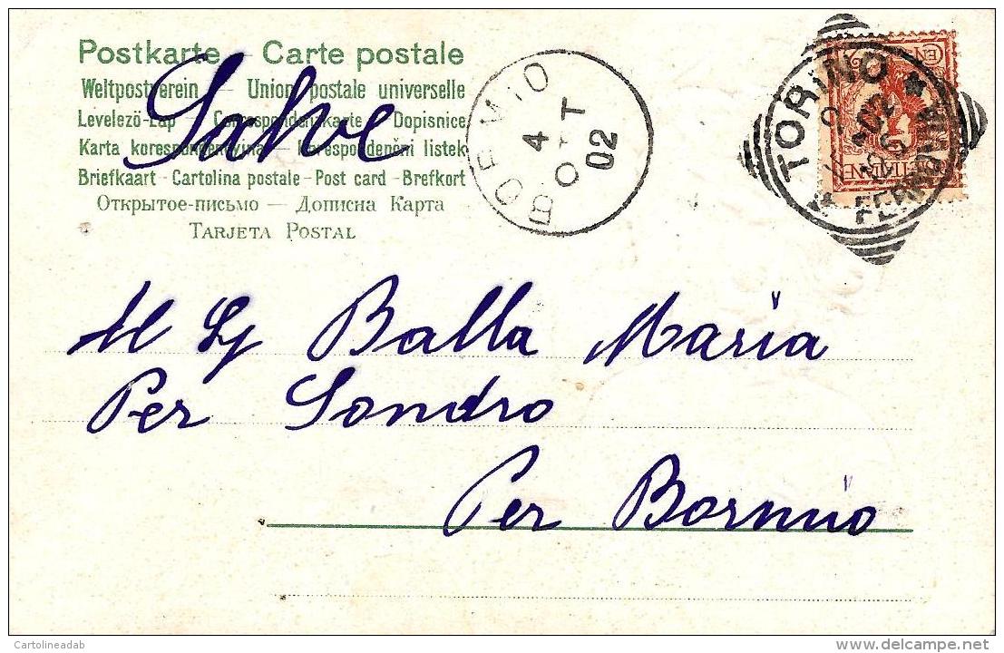 [DC11557] CPA - DONNA LIBERTY IN RILIEVO - PERFETTA - Viaggiata 1902 - Old Postcard - Non Classificati