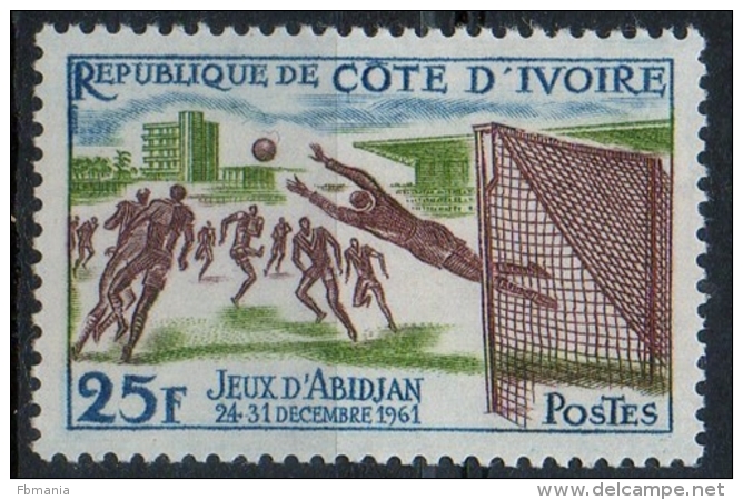 Costa D'Avorio Ivory Coast 1961 -  Calcio Football Soccer MNH ** - Costa D'Avorio (1960-...)