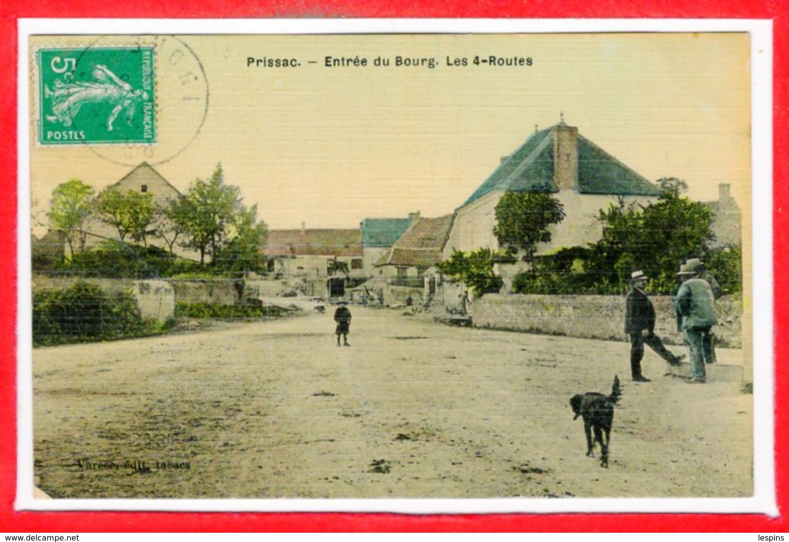 36 -- PRISSAC --  Entrée Du Bourg - Les 4 Routes - Autres & Non Classés