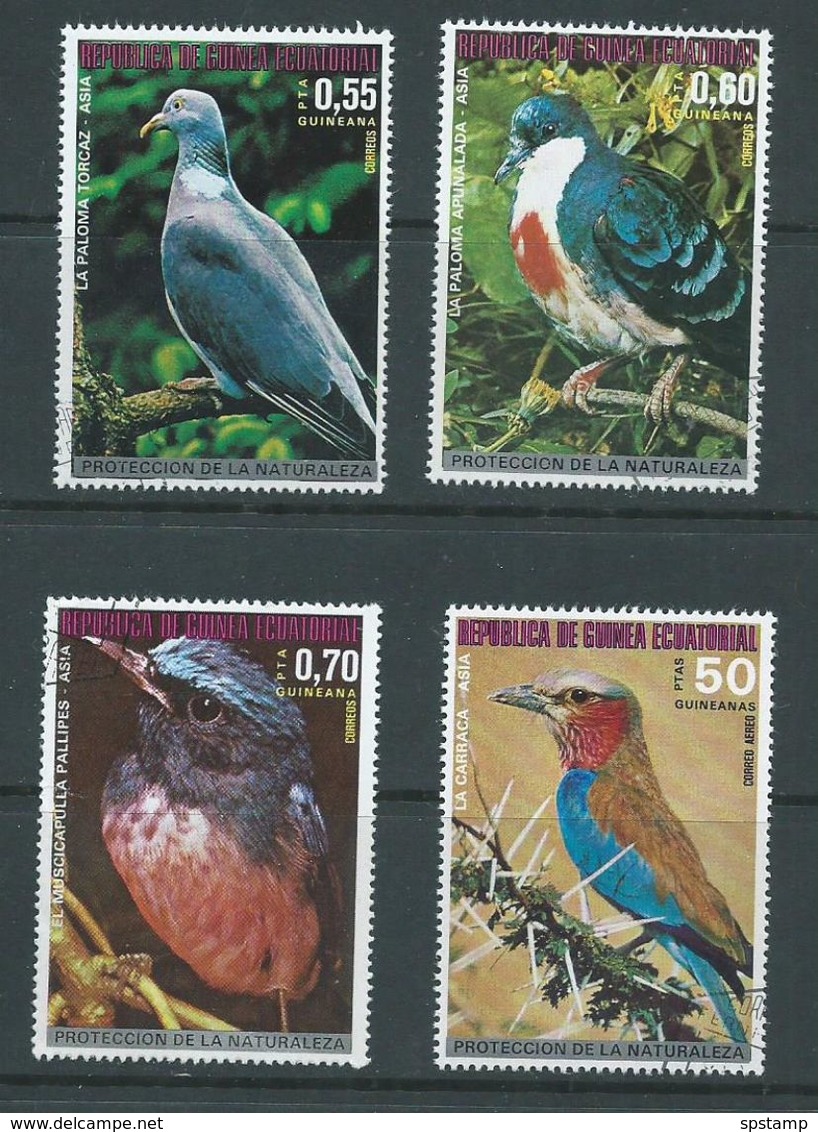 Equatorial Guinea 1976 Asian Birds Part Set 4 FU - Other & Unclassified