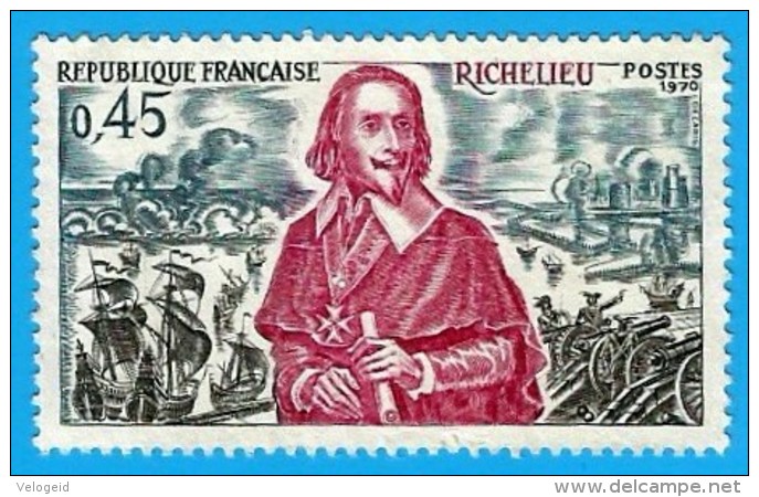 Francia. 1970. YT # 1655. Richelieu - Usados