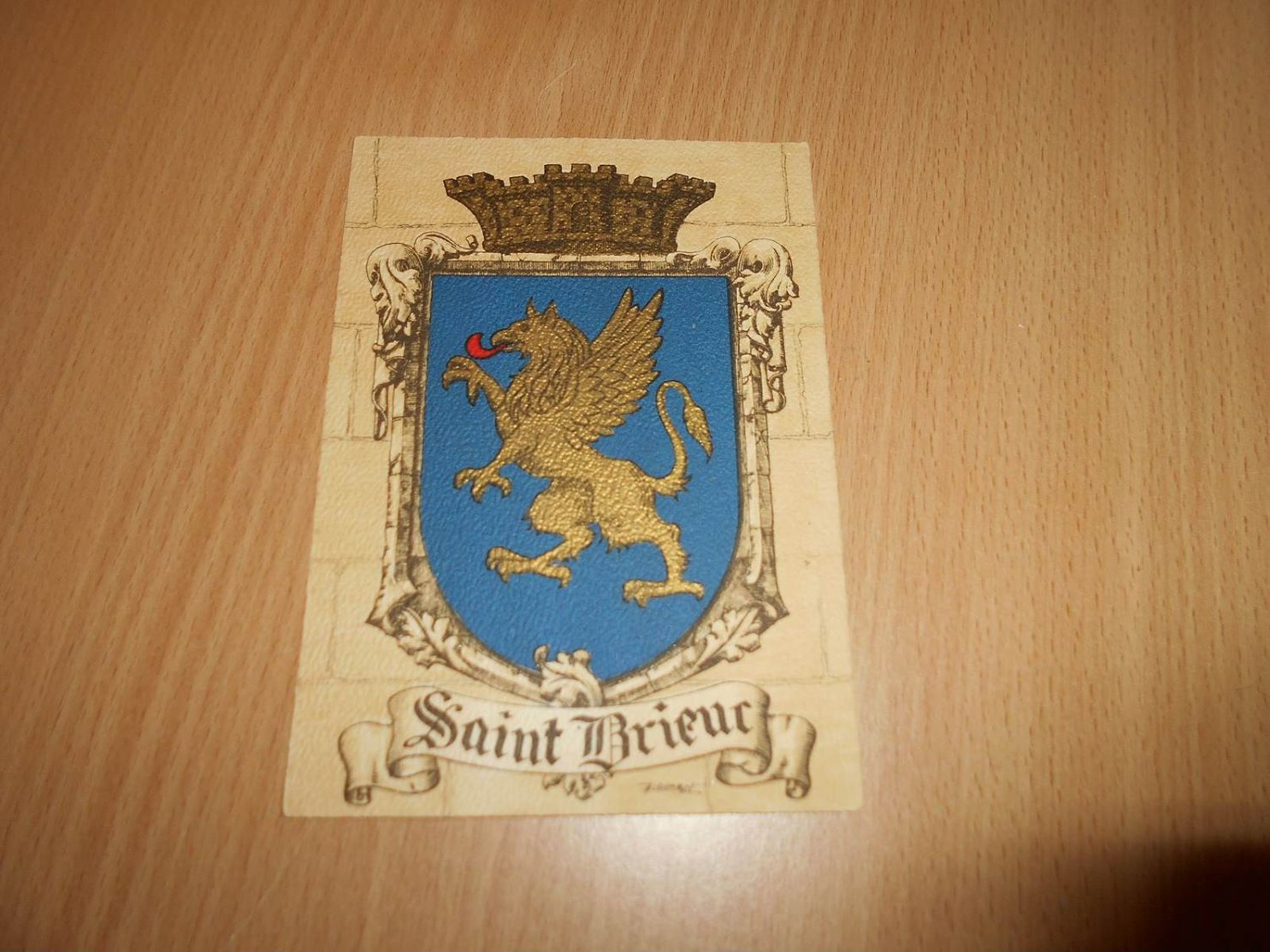 5984 - CPSM  BARRE-DAYEZ , Blason - Armoirie- Ecusson, SAINT-BRIEUC , Côte D'Armor - Saint-Brieuc