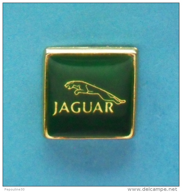 1 PIN'S //   ** LOGO ** JAGUAR ** AUTOMOBILE ANGLAISE ** - Jaguar