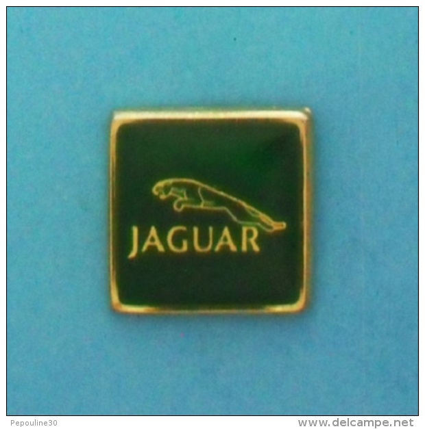 1 PIN'S //   ** LOGO ** JAGUAR ** AUTOMOBILE ANGLAISE ** - Jaguar