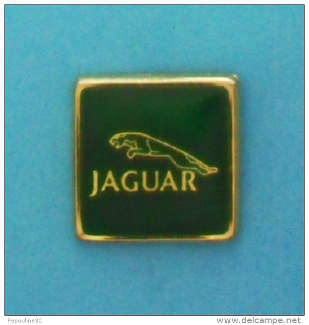 1 PIN'S //   ** LOGO ** JAGUAR ** AUTOMOBILE ANGLAISE **