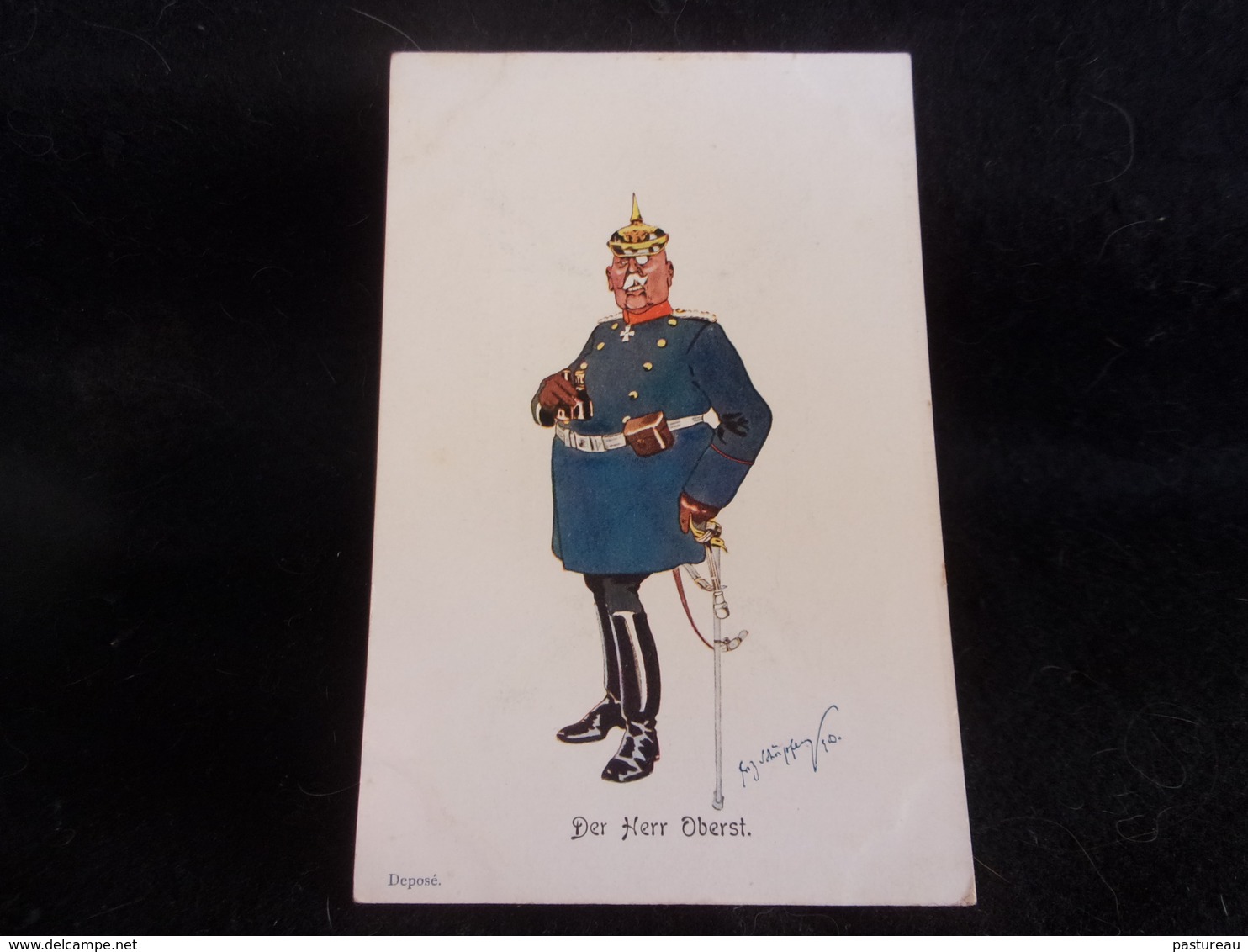 Avant 1903.Militaria .Politique.Satirique.Caricature De L ' Illustrateur Fritz Schöenpflug . B K W 749 N° 4 Voir 2 Scans - Schoenpflug, Fritz