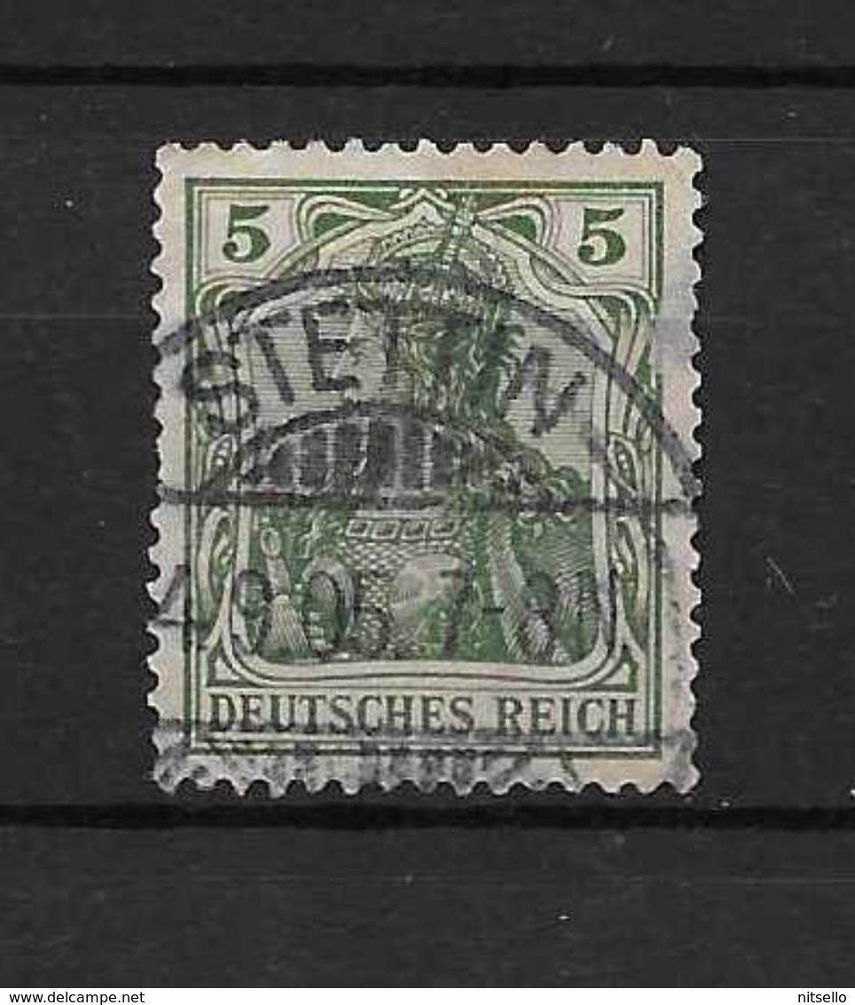 LOTE 1637 /// ALEMANIA IMPERIO   YVERT Nº: 67  CON FECHADOR DE STETTIN - Usados