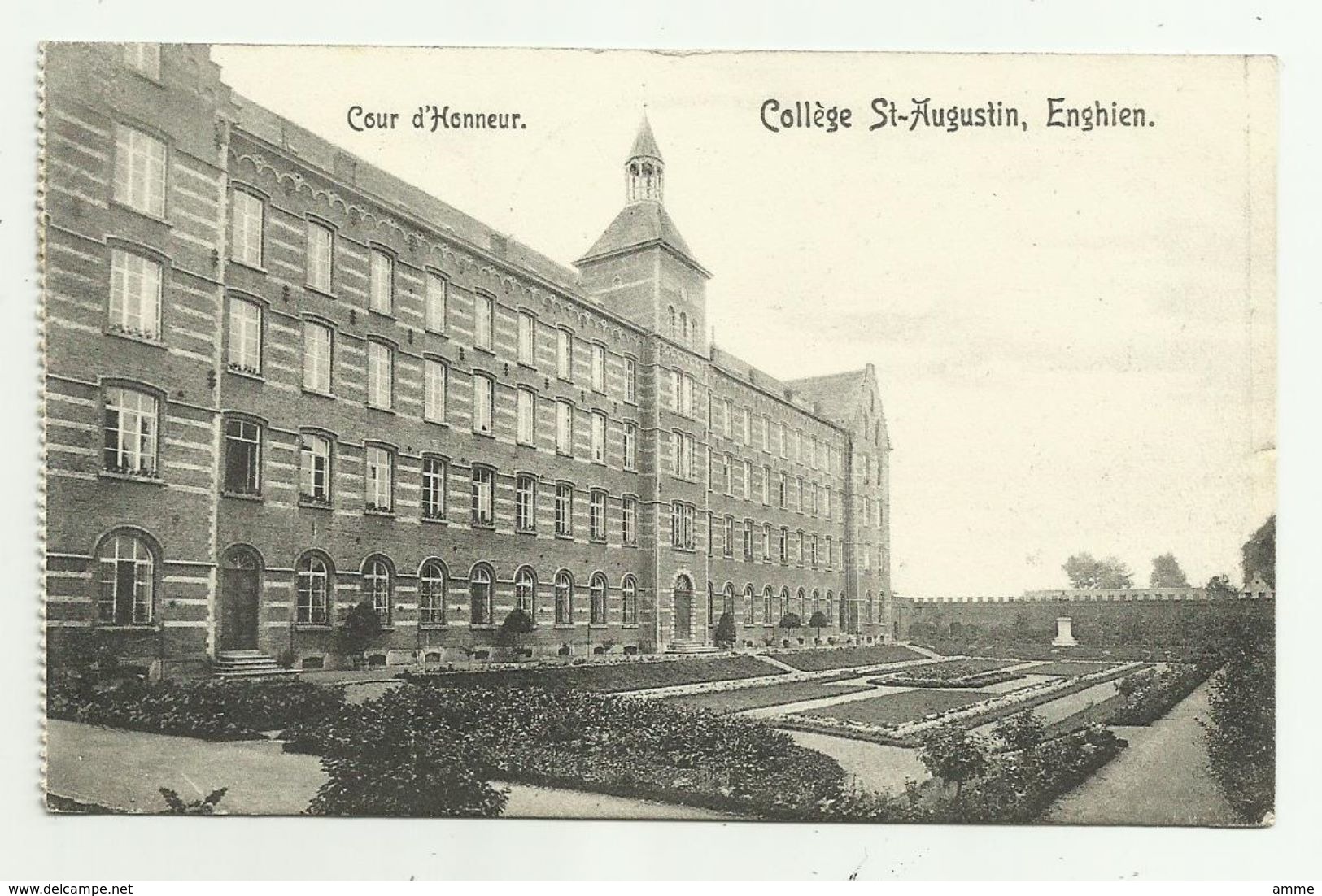 Enghien   *  Collège St-Augustin - Cour D'Honneur - Enghien - Edingen