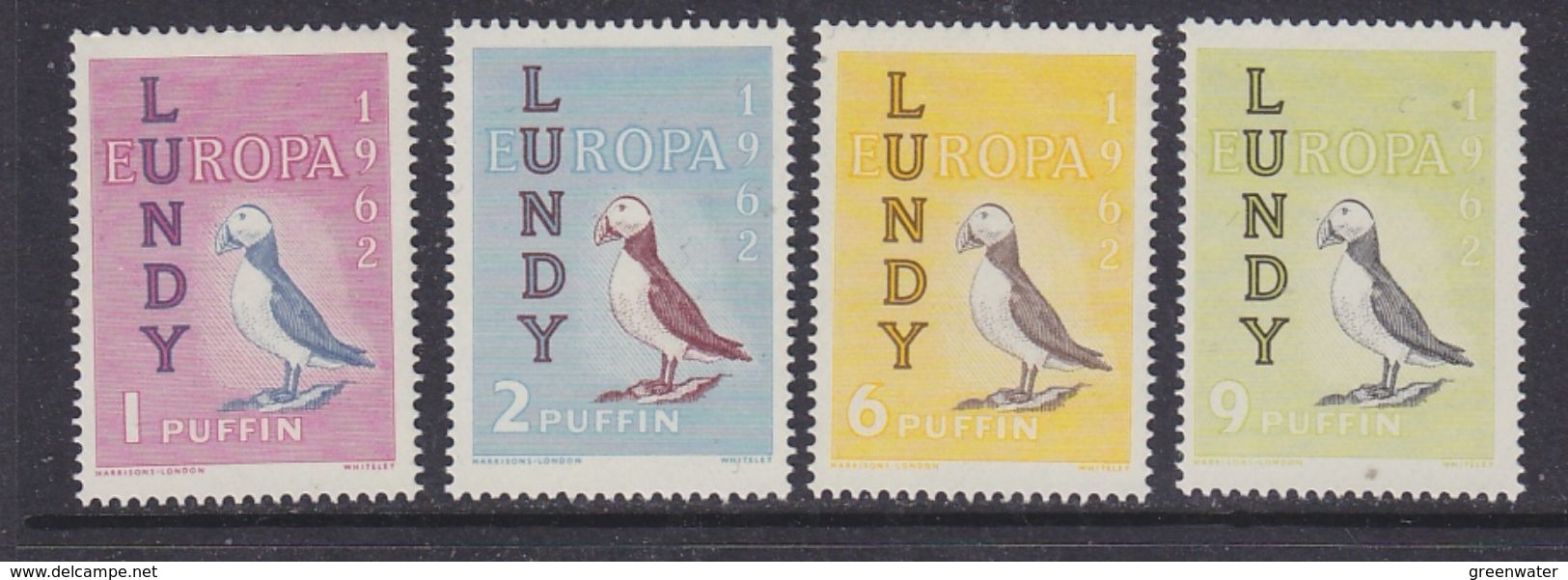 Europa Cept 1962 Lundy 4v British Locals ** Mnh (37621) Promotion - 1962