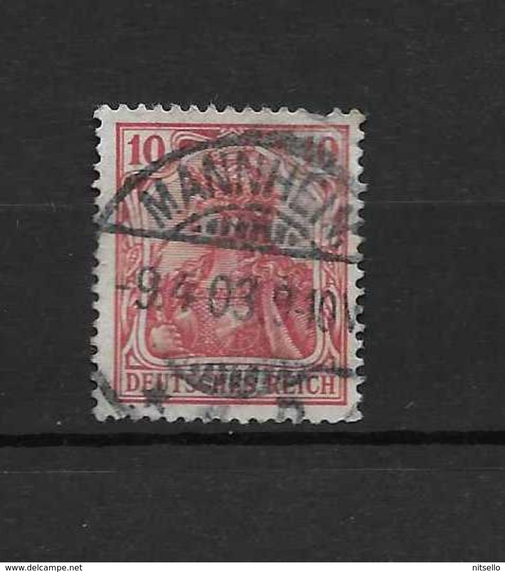 LOTE 1638 /// ALEMANIA IMPERIO   YVERT Nº: 69  CON FECHADOR DE MANNHEIM - Usados