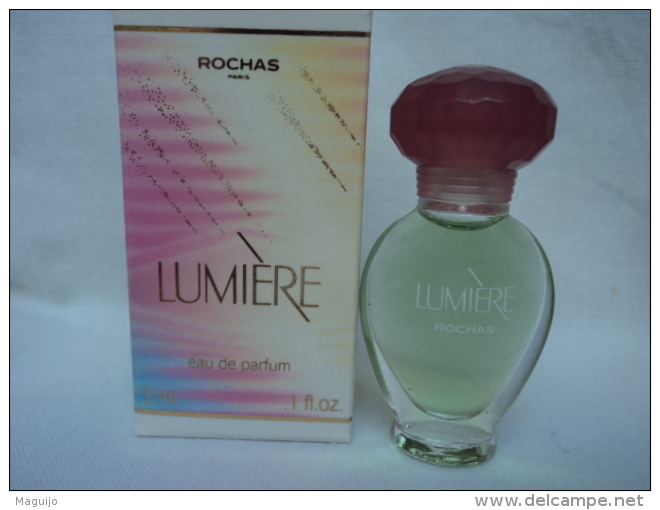 ROCHAS "  LUMIERE "  MINI  EAU DE PARFUM  3 ML    VOIR ET LIRE !!! - Miniatures Femmes (avec Boite)