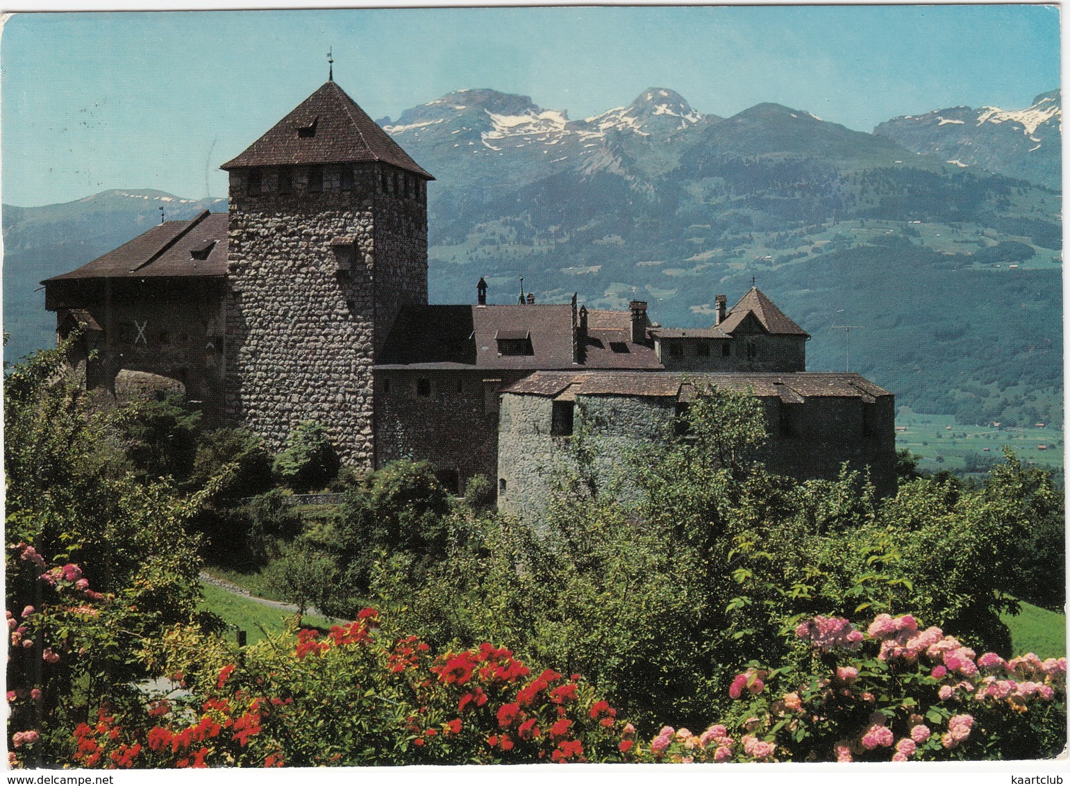 Schloss Vaduz - Landesfürstliche Residenz ; Blick Zum Margelkopf - (Ft. Liechtenstein) - Liechtenstein