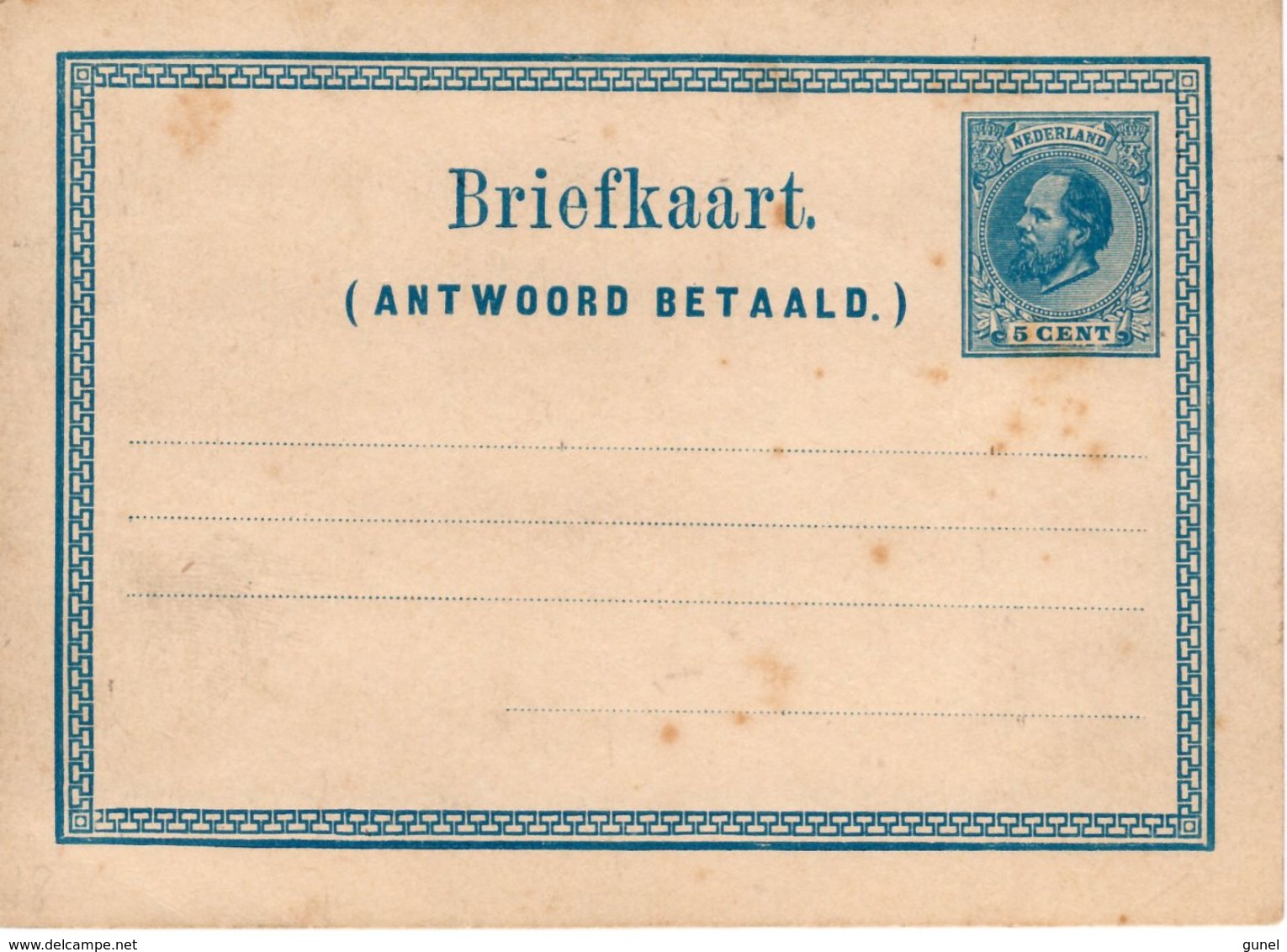 Briefkaart G 9 Vraagkaart Ongebruikt - Postal Stationery