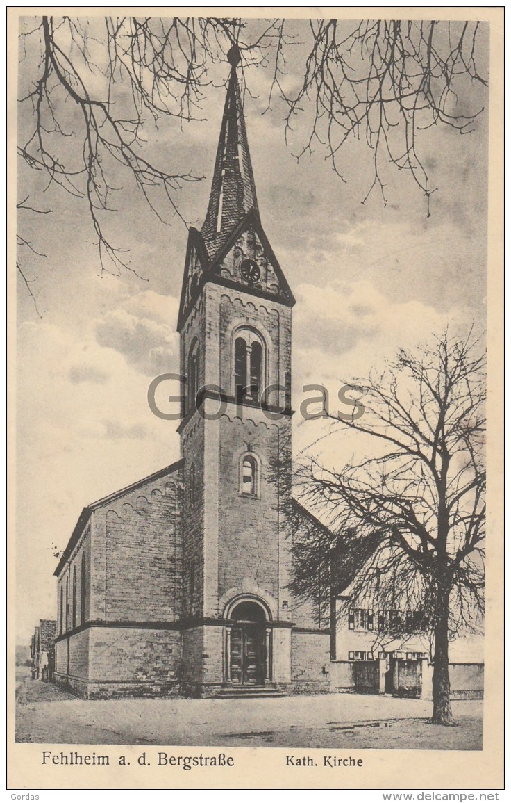 Germany - Felheim A. D. Bergstrasse - Kath. Kirche - Bensheim