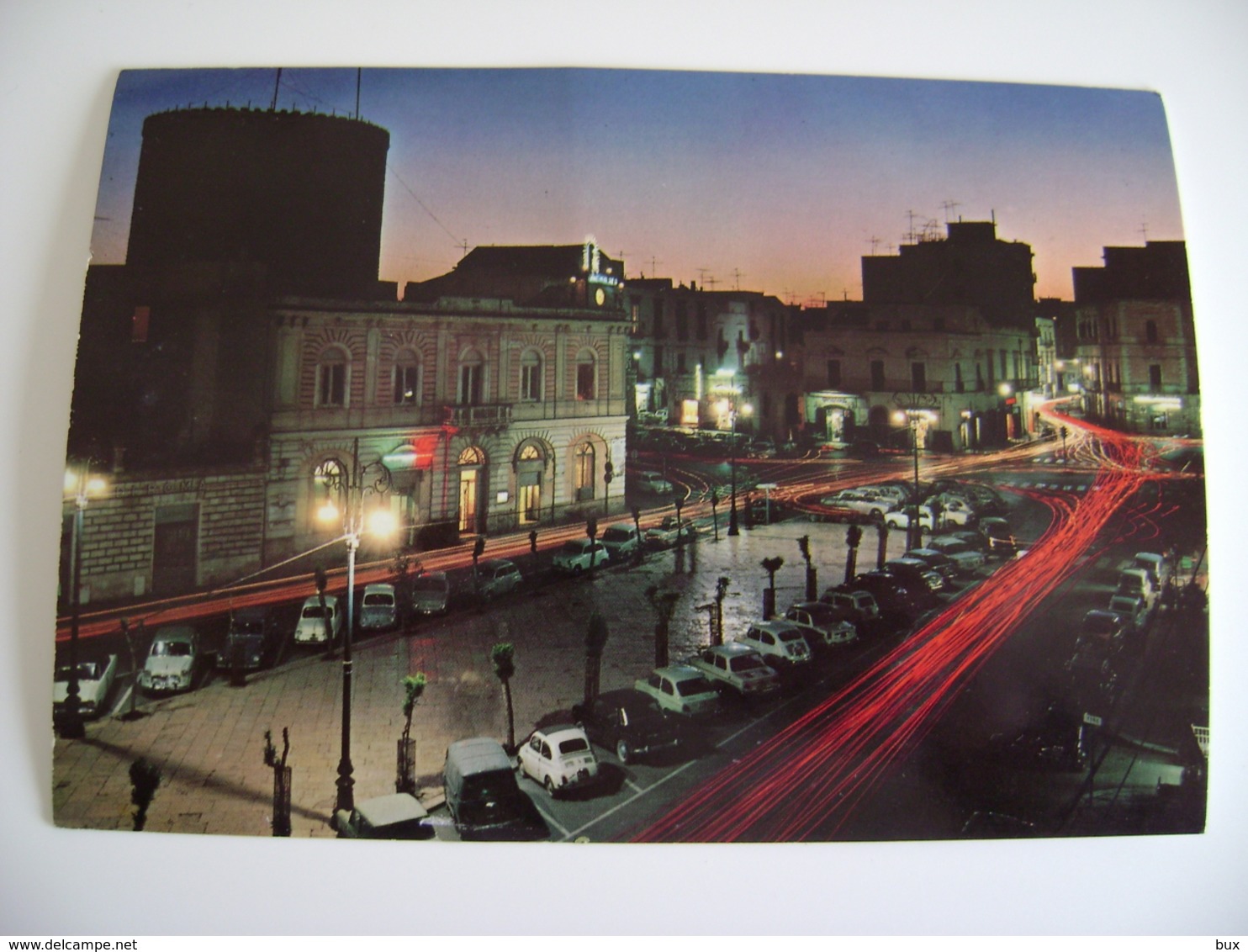 BITONTO PIAZZA MARCONI  AUTO  CAR   ED. LO BUONO   FONDO NEGOZIO    VECCHIE CARTOLINE  PUGLIA   NON VIAGGIATA - Bitonto