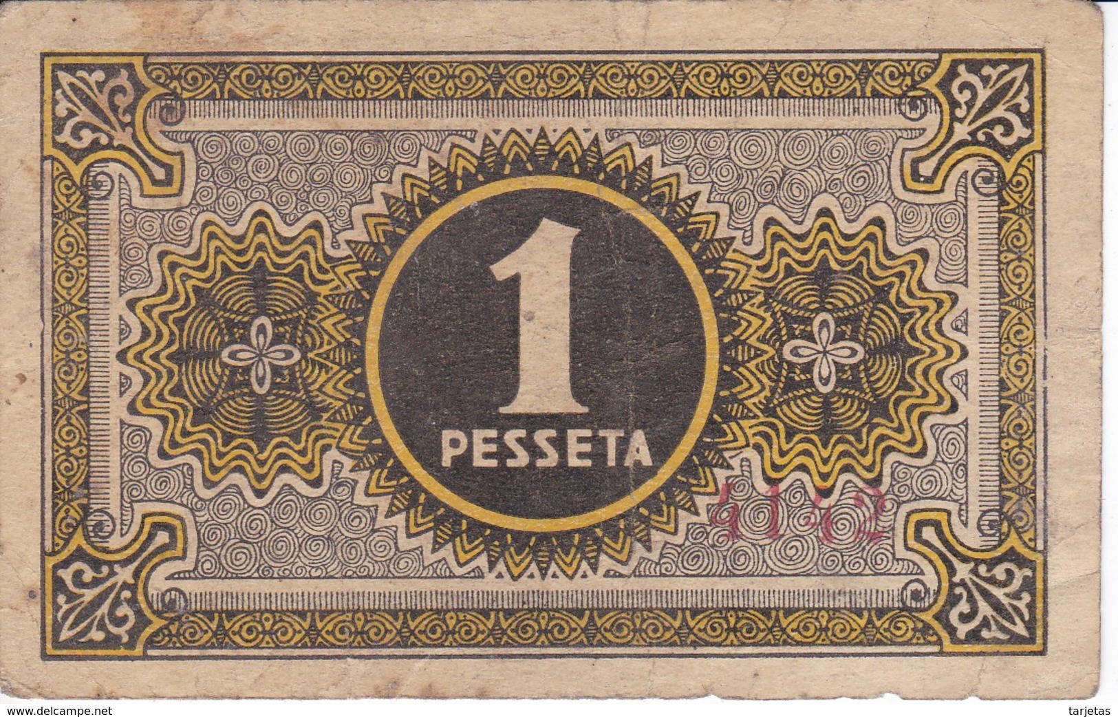BILLETE DE 1 PESETA DEL AJUNTAMENT DE BAGA DEL AÑO 1937   (BANKNOTE) - Autres & Non Classés