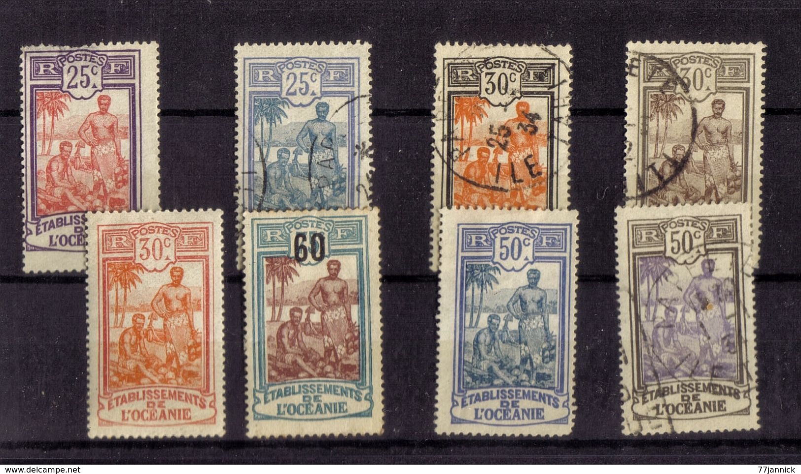 LOT DE TIMBRES  OBLITERE - Andere-Oceanië